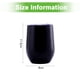 thumbnail image 2 of Taza de acero portátil, taza de acero inoxidable aislada, con forma de huevo, 2 of 5