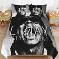 thumbnail image 1 of Lil wayne Modern Handling Practical Sleep Set Durable Threaded Design Zipper Duvet Cover Sets Essential, 1 of 5