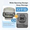thumbnail image 4 of Diaper Bag Backpack, Lightweight Stylish Travel Baby Bag with Portable Changing Pad, Black, 4 of 7