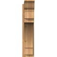 thumbnail image 2 of Ekena Millwork 8"W x 32"D x 36"H Merced Rough Sawn Traditional Outlooker, Western Red Cedar, 2 of 4