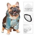 thumbnail image 3 of Balery Fresh Coconut Splash Sudadera con Capucha para Perros Pequeños – Ropa para Mascotas, Disfraz para Perros y Gatos, Ideal para Fiestas y Cosplay-XX-Large, 3 of 7