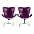 thumbnail image 1 of 2Pcs Miniature Plastic Chair Miniature Armchair Backrest Swivel Chair Miniature House Decor, 1 of 9