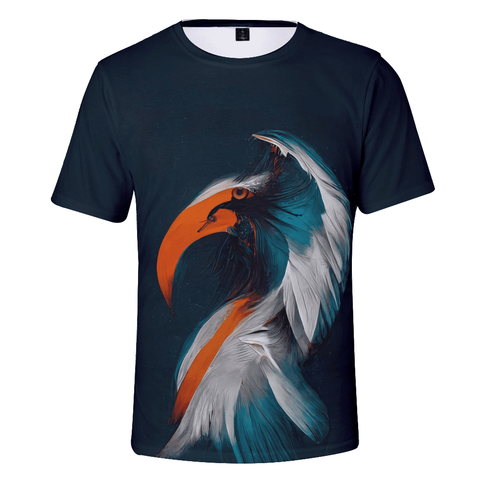 KONEW Shirts for Men 3D Printing Eagle Plain Shirts Fashion Adult ...