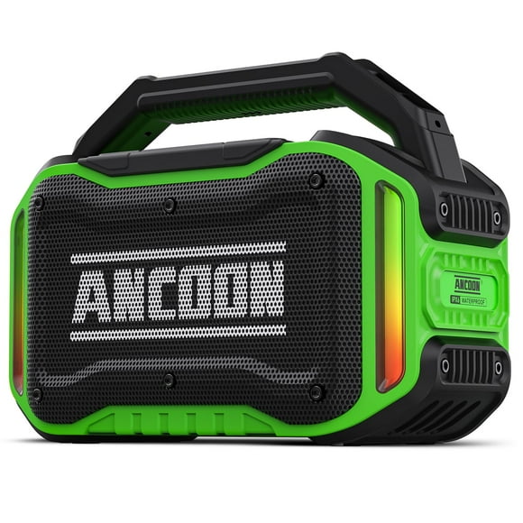 Altavoz Bluetooth ANCOON 80W Peak Power IPX6 Resistente al Agua Verde