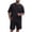 Black, variant on CHUMUD Shorts Sets for Men 2 Piece Outfits Summer Matching Set Short Sleeve T-Shirts Drawstring Shorts Set Athletic Tracksuits (Avail for Big & Tall)