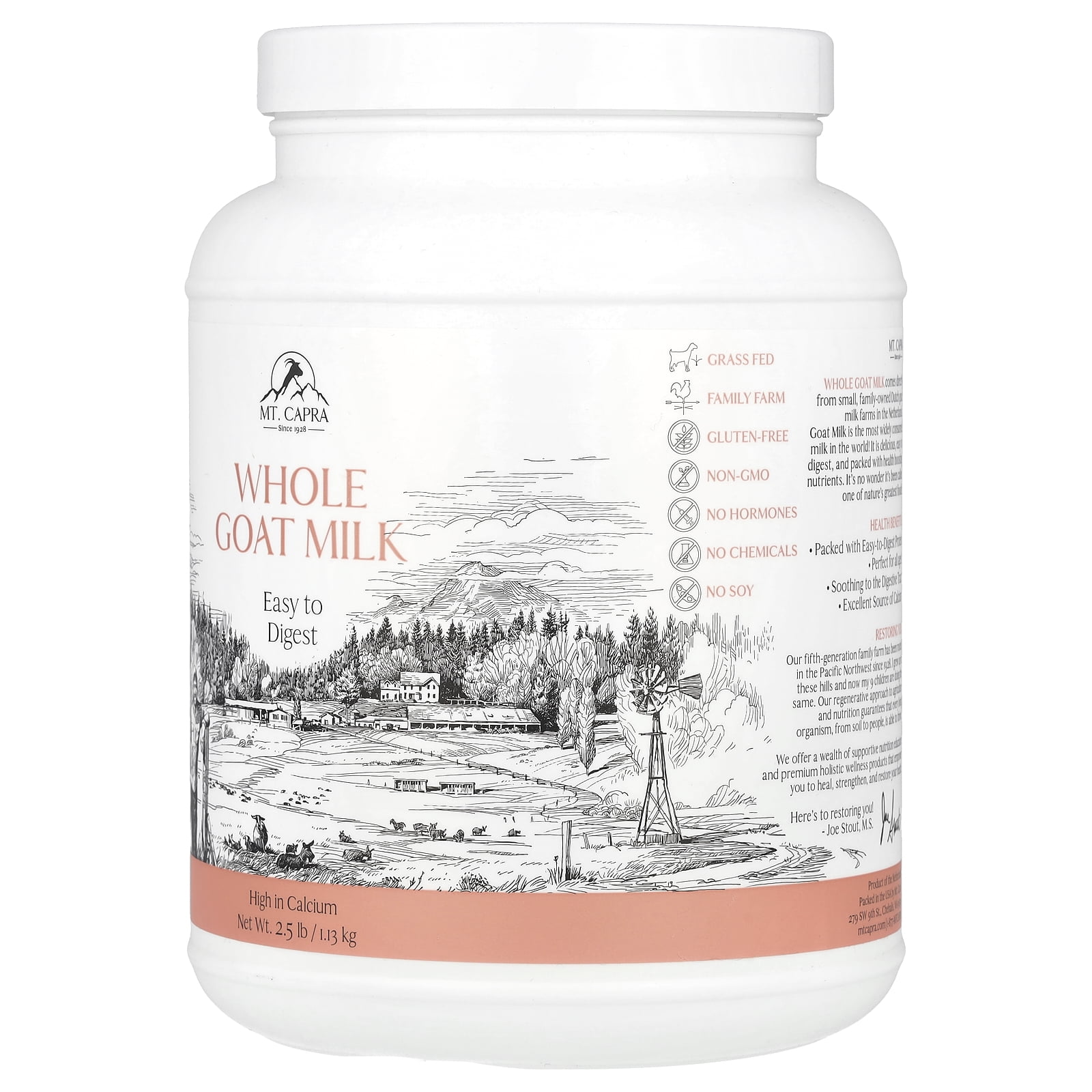 未開封☆Mt. Carpa ヤギミルク WHOLE GOAT MILK Goat Milk Powder – CapraMilk™ – Mt. Capra