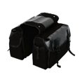 thumbnail image 1 of Motorcycle Saddlebag Waterproof Pannier Bag For Cargo Rack Carrier, Double Trunk, Removable Side Pocket, Black, 1 of 2