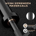 thumbnail image 3 of Olympic Barbell, 4FT Weight Bar for Weightlifting and Powerlifting 45Lb, Olympic Bar for 500Lbs Capacity, 3 of 6
