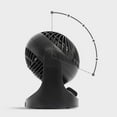 thumbnail image 4 of USA WOOZOO Desk Fan, 3 Speeds, 32ft  Distance, Quiet Motor, Black, 4 of 8