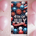 thumbnail image 5 of Colorful Design Independence Day Banner Patriotic Style 4th of July Decorations Balloons Bunting Fireworks for Holiday Celebration Party Decor Outdoor Display, 5 of 7