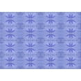 thumbnail image 1 of Ahgly Company Indoor Rectangle Patterned Day Sky Blue Area Rugs, 5' x 8', 1 of 6