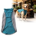 thumbnail image 4 of Lightweight Breathable Dog Cooling Vest for Hot Weather with Ice Pack Pockets Cooling, Summer Blue Shirt for Dogs for Walking Hiking Beach Outdoor, Pet Clothes for Warm Weather Activities, 4 of 8