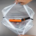 thumbnail image 4 of Work Bag for Mobile Carry, Anti-Static PVC Laptop Shoulder Bag with Front Zipper Pocket, Inner Organizers and Clear Checkered Finish, 4 of 9