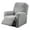 Light grey, variant on LAMIRO Recliner Chair Cover 4 Piece Stretch Recliner Slipcover with Side Pocket Light Gray Recliner Couch Cover Soft Durable Furniture Protector for Recliner Chairs Easy to Install and Clean