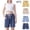 A Yellow, variant on ITSAME Kids Girls Casual Shorts, Lightweight Elastic Waist Cotton Linen Summer Fashion Active Shorts 4-Pack Yellow 4T