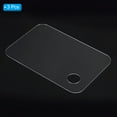 thumbnail image 3 of Uxcell 8x12x0.08" Rectangle Acrylic Paint Pallet Paint Tray Palette Painting with Thumb Hole Clear 3 Pack, 3 of 6