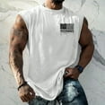 thumbnail image 2 of Yiaimeir Men's Sleeveless American Flag Graphic Tee Casual Summer Muscle Tank Tops For Gym Sports And Daily Wear,Size S-3XL, 2 of 4