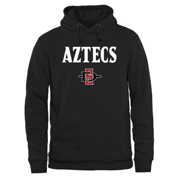 Black San Diego State Aztecs Proud Mascot Pullover Hoodie