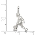 thumbnail image 6 of Auriga Fine Jewelry 925 Sterling Silver Lady Bowler Charm Pendant for Women (L-25mm, W-14mm), 6 of 6