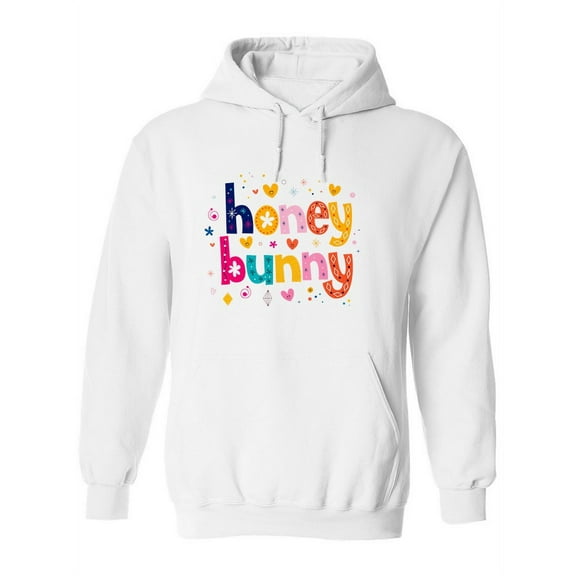Colorful Honey Bunny  Hoodie Women -Image by Shutterstock, Female 3X-Large