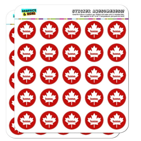 Canadian Maple Leaf Stickers Canada Maple Leaf Home Country Solid Red Officially Licensed 1