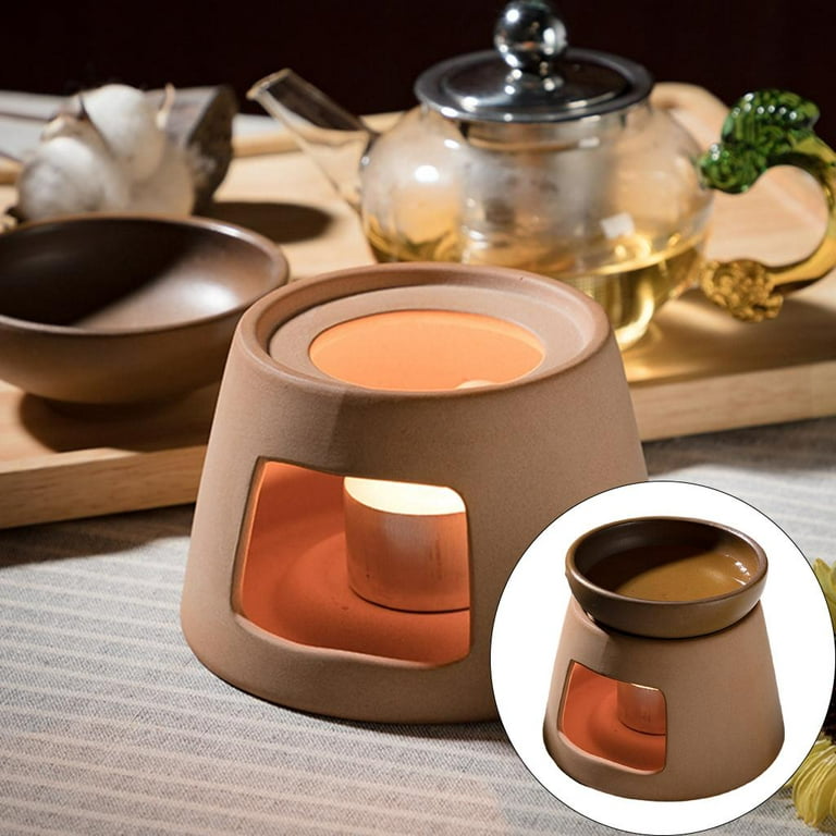 Handmade Ceramic Teapot Warmer, Teapot Warmer With Candle Holder
