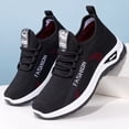 thumbnail image 6 of YLYL Women Sneakers Lace up Arch Support Breathable Mesh Non Slip Gym Workout Running Walking Shoes, 6 of 9