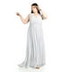 thumbnail image 1 of Vestido de noche multiformas Roman Fashion /Tallas Extras, 2001 (Gris) gris 38, 1 of 7