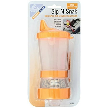 Mommys Helper Sip-N-Snak Non-Spill Cup and Snack Container, - Color May Vary - 2 Count