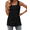 Black, variant on Zeagoo Womens Casual Tank Top Basic Solid Flowy Tank Tops Square Neck Sleeveless Lightweight Summer Tops