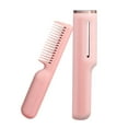 thumbnail image 4 of Cordless Hair Straightener USB Fast Heating Wireless Mini for Home Men Women Pink, 4 of 7