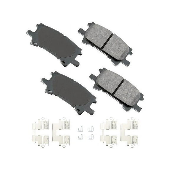 Rear Brake Pad Set - Compatible with 2004 - 2006 RX330 2005