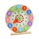 thumbnail image 5 of Reloj didáctico analógico, reloj de madera, juguete sensorial, actividades de aprendizaje, reloj didáctico Montessori, reloj educativo para niños, 5 of 9