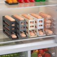 thumbnail image 2 of Tier Egg Dispenser Automatic Egg Roller Refrigerator Rolling Egg Holder Kichen for storing 30 eggs, 2 of 5