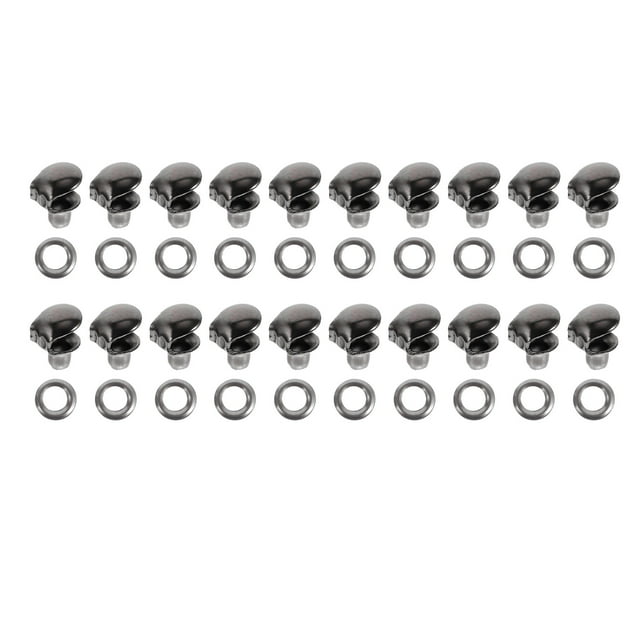 20pcs ganchos de arranque de latón ganchos de encaje de zapato botas de zapato hebillas de cordón de zapato ganchos de fijación