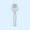 Translucent Forks, variant on Impresserve 8.5" Disposable Plastic Clear Serving Tongs - 12 Count