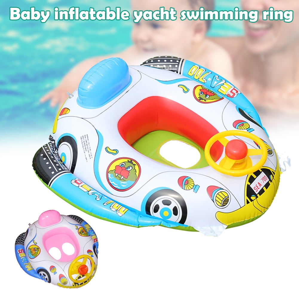 Newborn Baby Float Swimming Ring Inflatable Swim Tube Trainer Pool Water Fun Toy 