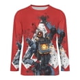 thumbnail image 4 of Apex Legends Pathfinder Men's Long Sleeve T-Shirt Loose Trendy Tee Soft Stretch Casual Shirt Top for Outdoor Indoor L, 4 of 7