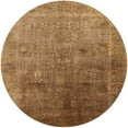 thumbnail image 1 of Ahgly Company Machine Washable Indoor Round Industrial Modern Mahogany Brown Area Rugs, 8' Round, 1 of 7