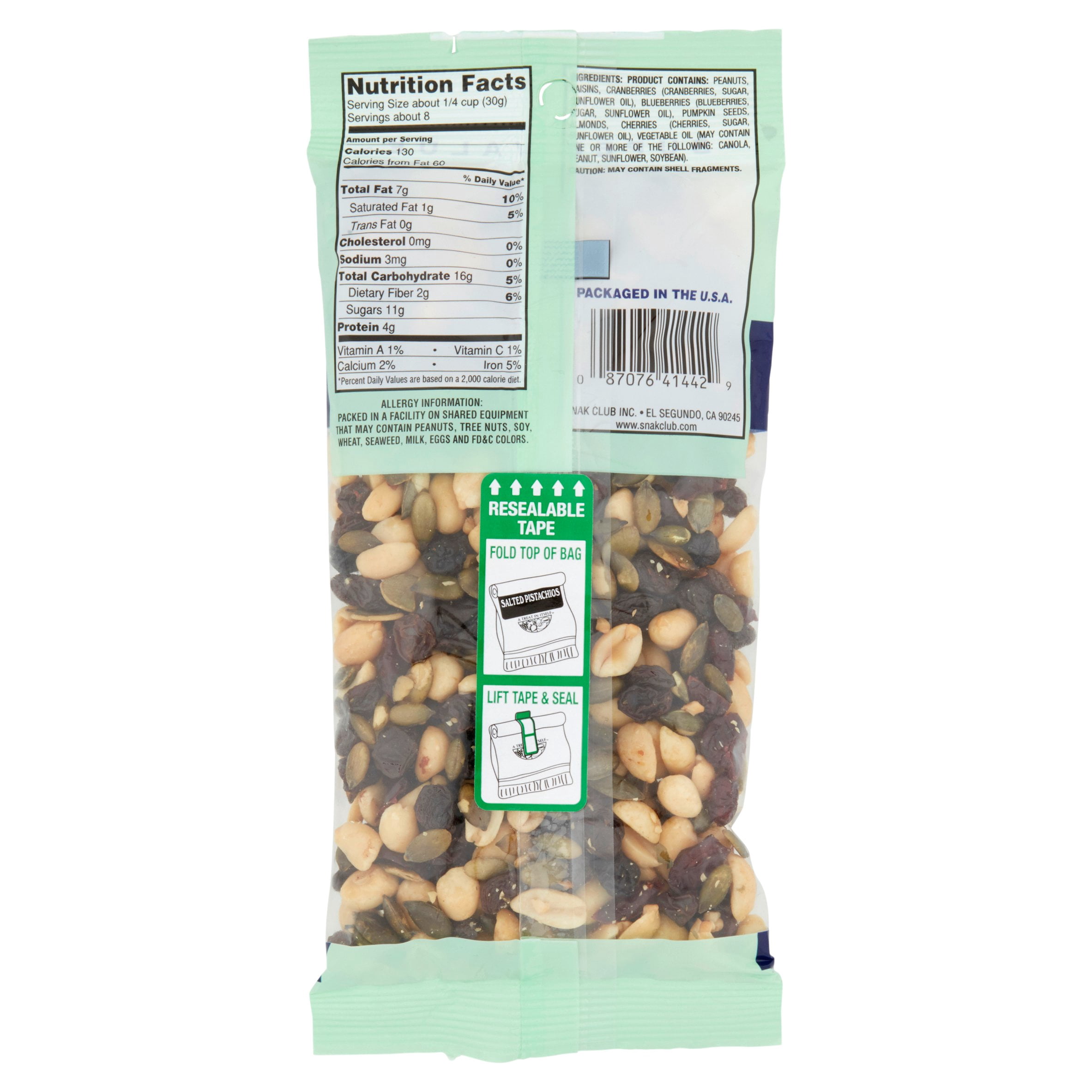 Snak Club Super Value Antioxidant Trail Mix, 8.00 oz