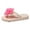 Hot Pink, variant on ibiyuan Leather Flip Flops for Women Thong Sandals Non- Woven Sole Women House Slippers Elegant Shower Shoes Women