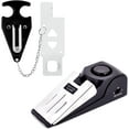 thumbnail image 1 of shiyou-Upgraded Portable Door Lock & Door Stop Alarm, Dual Protection Security Door Kit, Door \u200bSecurity Devices Pocket Self Defensey Tools, for Traveling Hotel Home Apartment College House, 1 of 4
