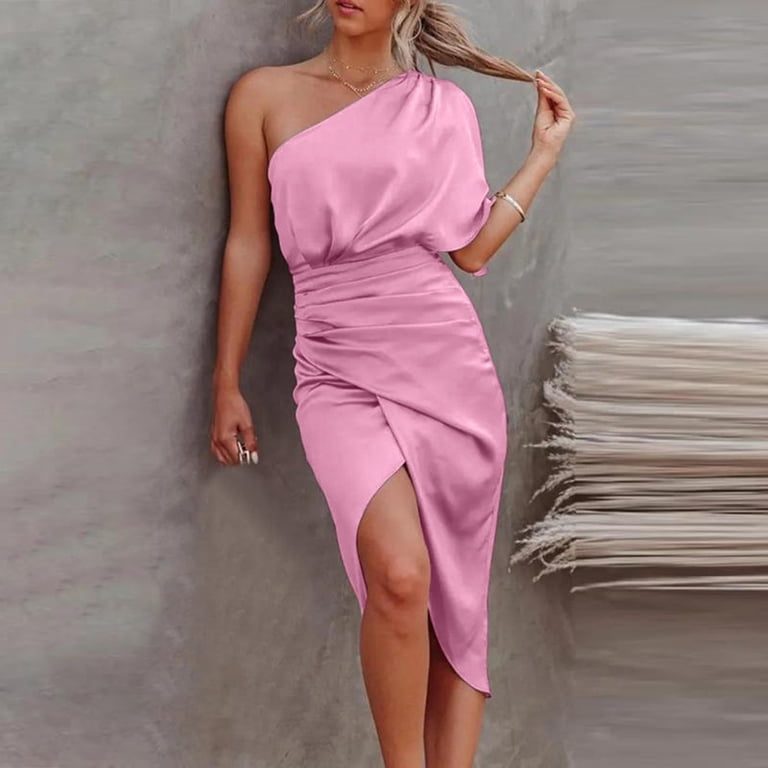 open lace back dress Amazon.com: Allegra K Ruched Bodycon Dress for Women's Sleeveless One  Shoulder Irregular Hem Prom Long Dress X-Small Black : Clothing, Shoes &  Jewelry
