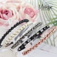 thumbnail image 2 of Motique Accessories Thin Headband for Women and Girls Velvet Beads, 2 of 5