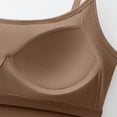 thumbnail image 6 of Women's Shelf Bra Tank Top, Adjustable Spaghetti Strap Cami with Built-In Bra, Soft Padded Layering Camisole for Summer, Coffee, 6 of 8