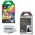thumbnail image 1 of Fujifilm Instax Mini Film Rainbow (10 Sheets) + Monochrome (10 Sheets), 1 of 4