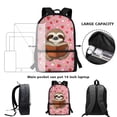 thumbnail image 6 of Uorisanigo Children School Backpack 17 inch, Book Raccoon Travel & Sports Casual Daypack Bookbag 5-12 Large Capacity Student School Backpacks, 6 of 6