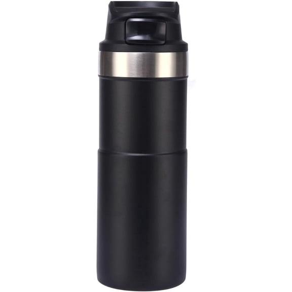 Stainless Steel Travel Mug with Trigger Action Lid for Coffee, Vacuum Insulated Tumbler