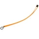 thumbnail image 3 of Brida para cables flexible de doble círculo, brida para cables autoblocante de plástico con anillo de tracción para equipos deportivos al aire libre, color naranja, 3 of 14