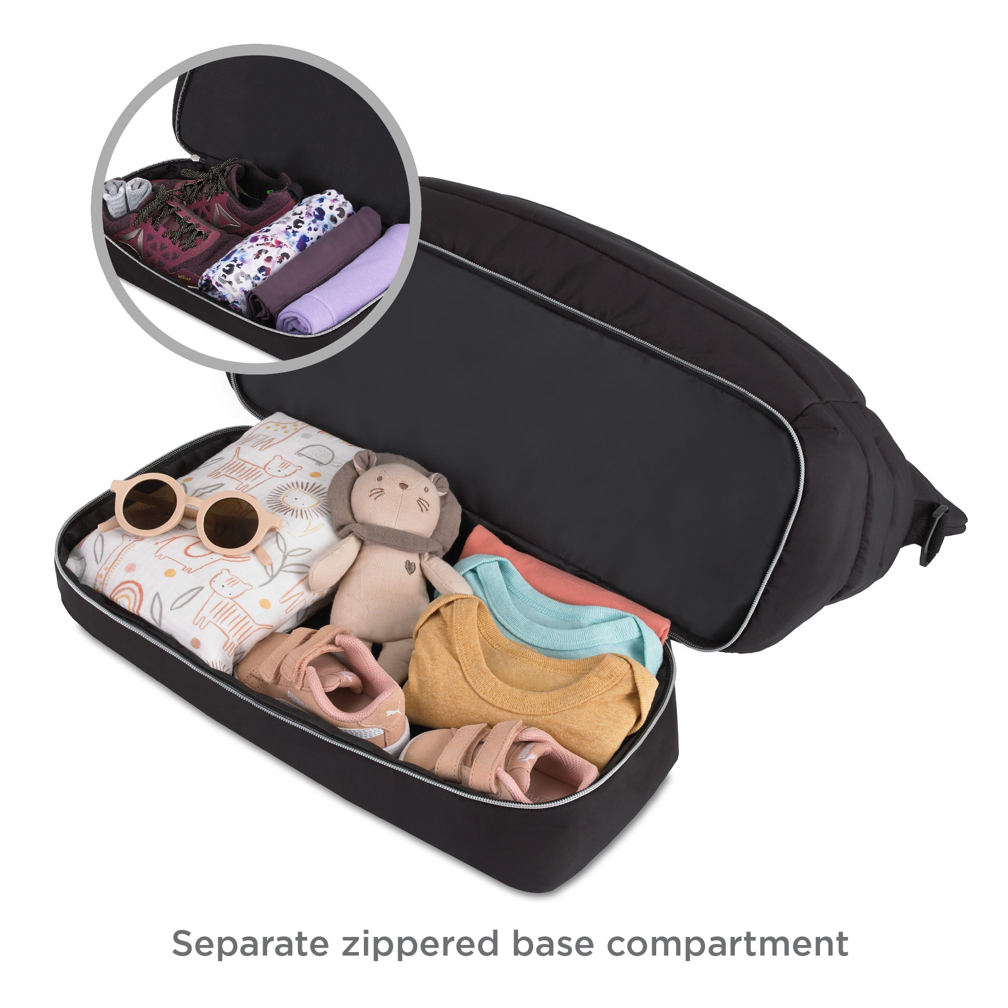 Bananafish Studio Weekender Diaper Bag, Black, Unisex, Infant, Toddler